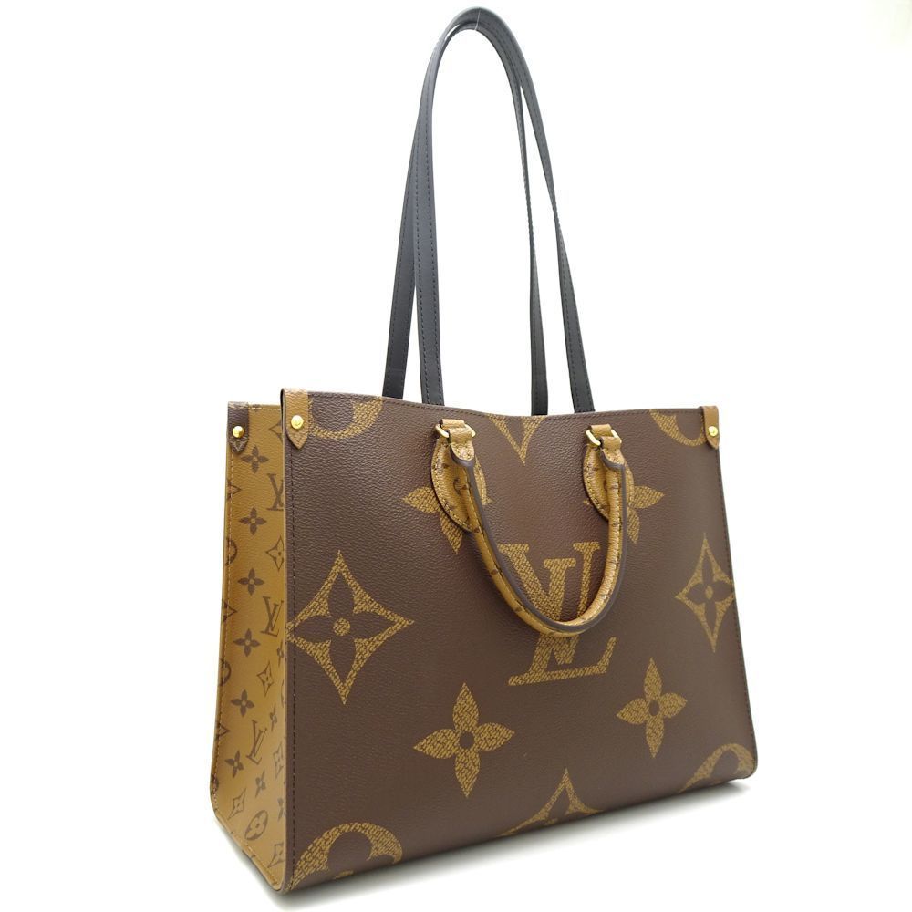 Louis Vuitton Monogram Giant Reverse Onthego MM Brown 2WAY Bag